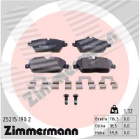 Brake pads for disc brakes