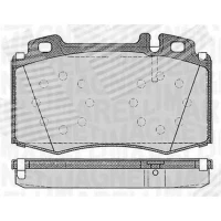 Brake pads for disc brakes