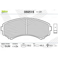 Brake pads for disc brakes