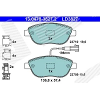 Brake pads for disc brakes