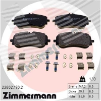 Brake pads for disc brakes