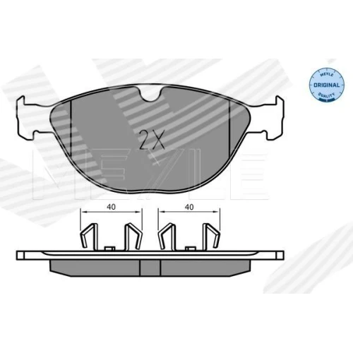 BRAKE PADS FOR DISC BRAKES - 1