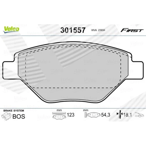 BRAKE PADS FOR DISC BRAKES - 0