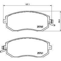 Brake pads for disc brakes