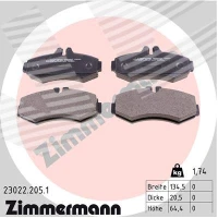 Brake pads for disc brakes