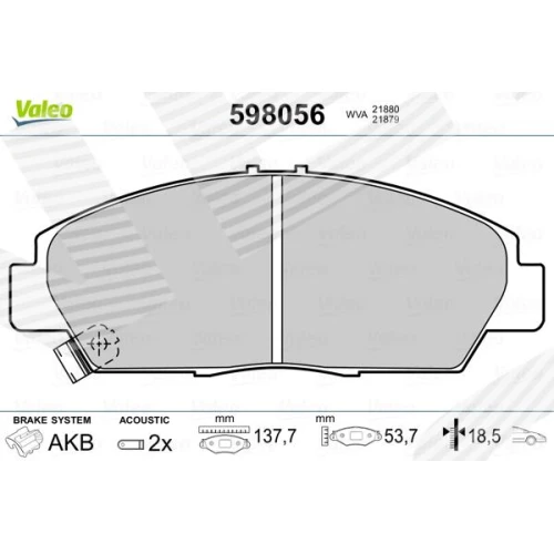 BRAKE PADS FOR DISC BRAKES - 0