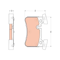 Brake pads for disc brakes