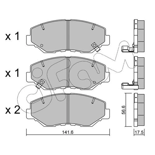 BRAKE PADS FOR DISC BRAKES - 0