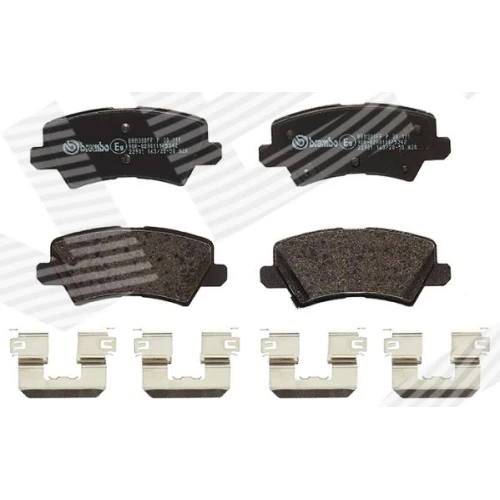 BRAKE PADS FOR DISC BRAKES - 1