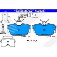 Brake pads for disc brakes