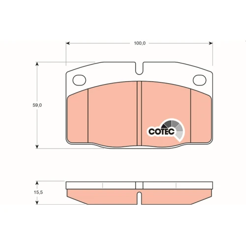 BRAKE PADS FOR DISC BRAKES - 0