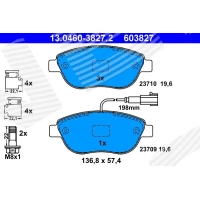 Brake pads for disc brakes