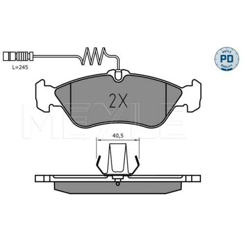 BRAKE PADS FOR DISC BRAKES - 1