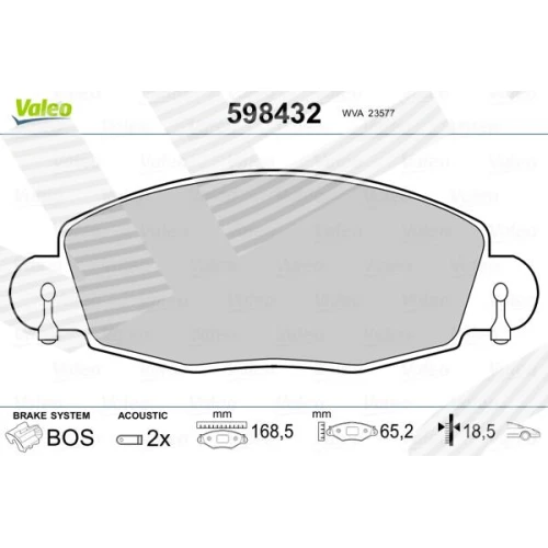 BRAKE PADS FOR DISC BRAKES - 0