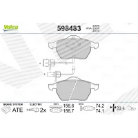 Brake pads for disc brakes