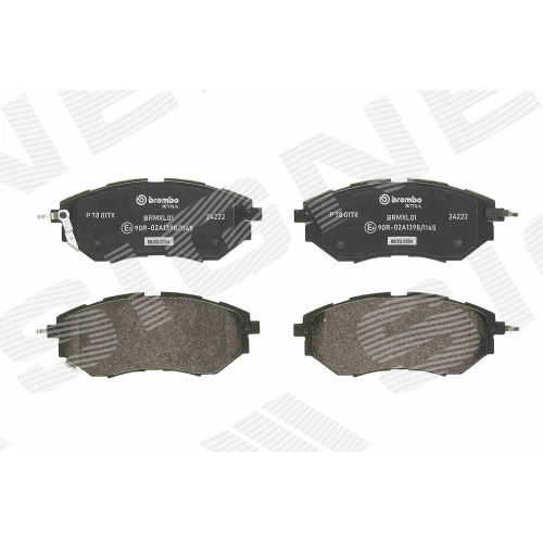 BRAKE PADS FOR DISC BRAKES - 1