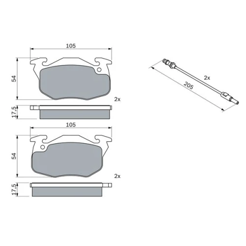 BRAKE PADS FOR DISC BRAKES - 4