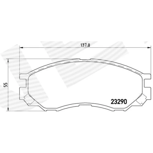 BRAKE PADS FOR DISC BRAKES - 0