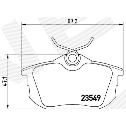 BRAKE PADS FOR DISC BRAKES - 0