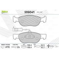 Brake pads for disc brakes