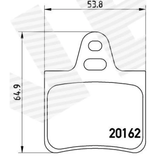 BRAKE PADS FOR DISC BRAKES - 0