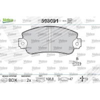 Brake pads for disc brakes