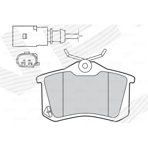 BRAKE PADS FOR DISC BRAKES - 1