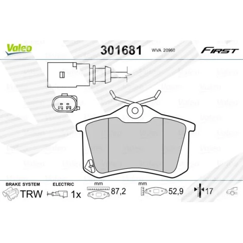 BRAKE PADS FOR DISC BRAKES - 0