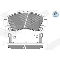 Brake pads for disc brakes