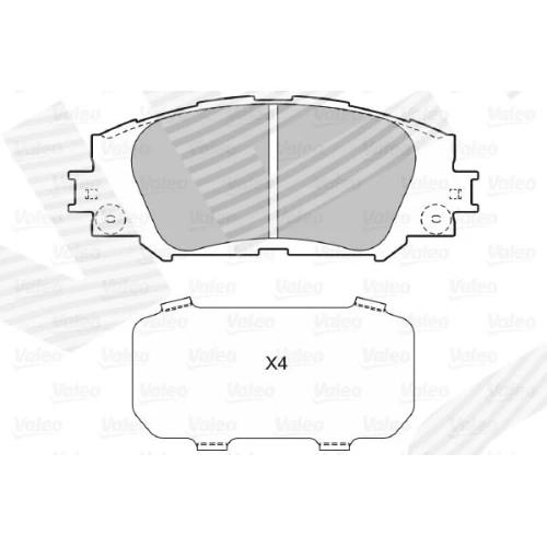 BRAKE PADS FOR DISC BRAKES - 1