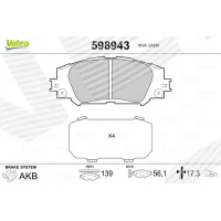 Brake pads for disc brakes