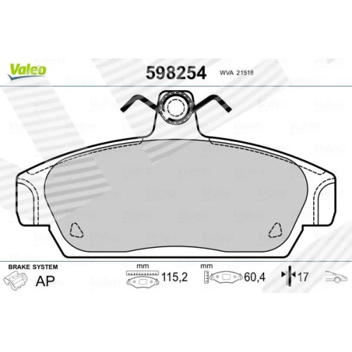 BRAKE PADS FOR DISC BRAKES - 0