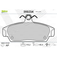 Brake pads for disc brakes