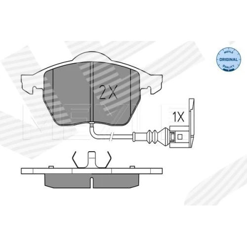 BRAKE PADS FOR DISC BRAKES - 1