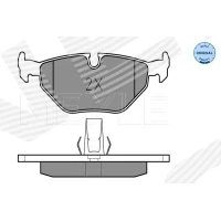 Brake pads for disc brakes