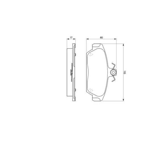 BRAKE PADS FOR DISC BRAKES - 0