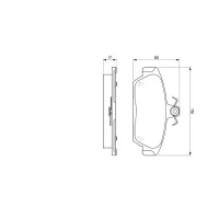 Brake pads for disc brakes