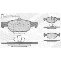 Brake pads for disc brakes