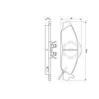 Brake pads for disc brakes