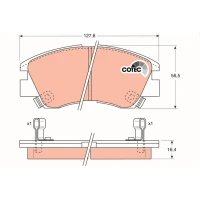 Brake pads for disc brakes