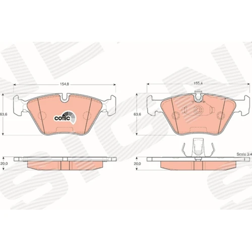 BRAKE PADS FOR DISC BRAKES - 0