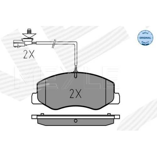 BRAKE PADS FOR DISC BRAKES - 1