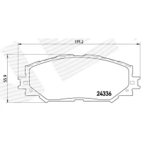 Brake pads for disc brakes