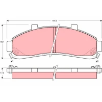 Brake pads for disc brakes