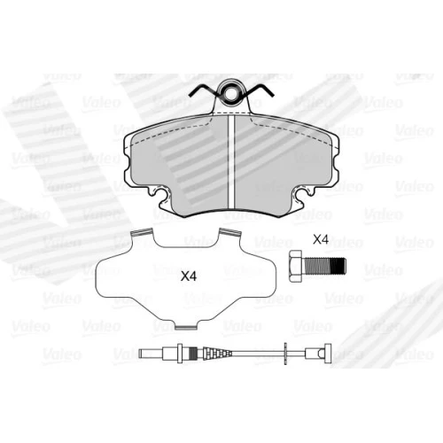 BRAKE PADS FOR DISC BRAKES - 1