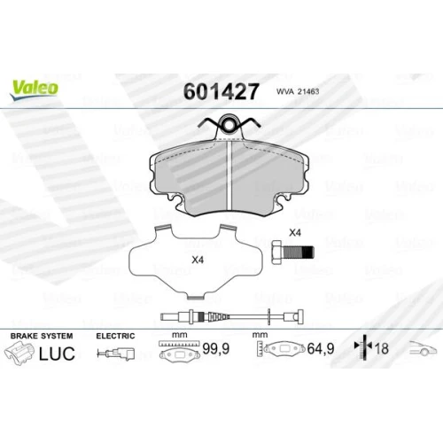 BRAKE PADS FOR DISC BRAKES - 0