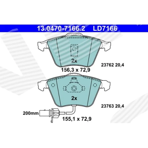 BRAKE PADS FOR DISC BRAKES - 0