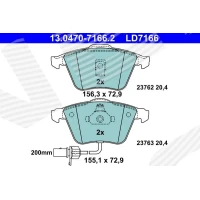 Brake pads for disc brakes