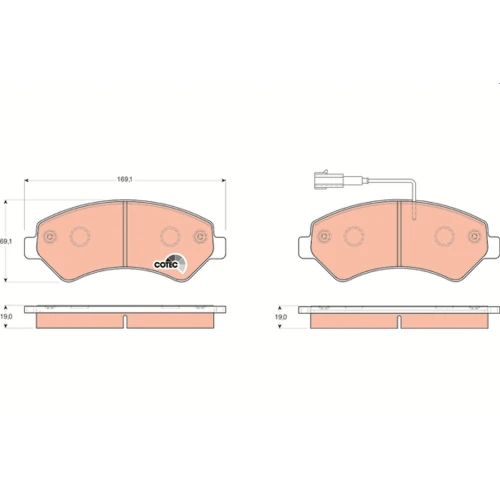 BRAKE PADS FOR DISC BRAKES - 0