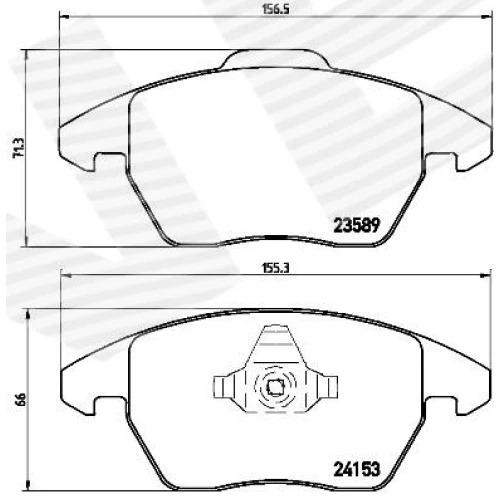 BRAKE PADS FOR DISC BRAKES - 0